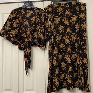 Shein plus size Co Ord matching floral set